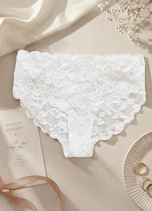 Ідеальні якісні мереживні трусики р.s/m m&s collection