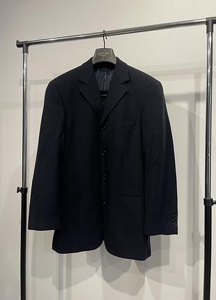 Чоловічий піджак hugo boss sokrates 100% натуральна шерсть (virgin wool), розмір 48 / m-l