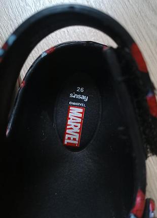 Сандали детские sinsay marvel spiderman размер 25, 26 4
