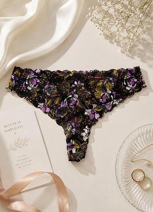 Неймовірні романтичні стильні трусики із мережива р.s/m m&s collection