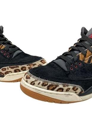 Кросівки чоловічі jordan 3 animal instinct чорні