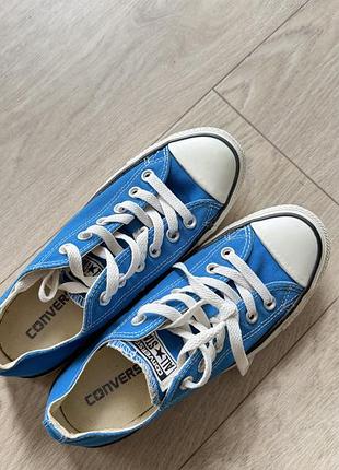 Кеди converse низькі сині 38 розмір