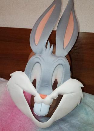Карнавальна маска disney кролик багз банні