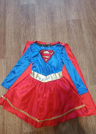 Платье supergirl 4-5 лет