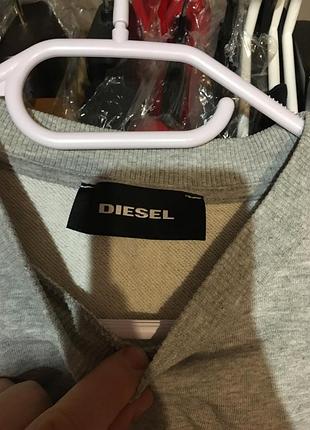 Чоловічий світшот diesel сірий 3