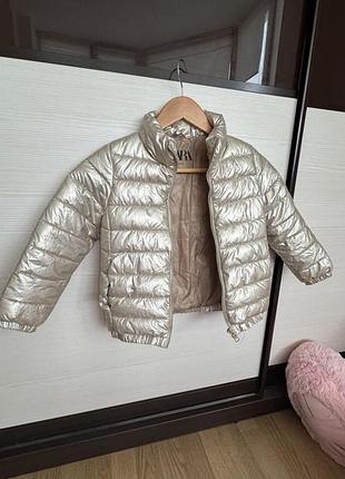 Куртка для дівчинки zara демісезонна, 116р
