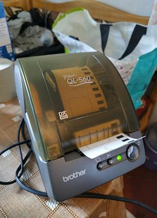 Термопринтер етикеток brother p-touch ql-560