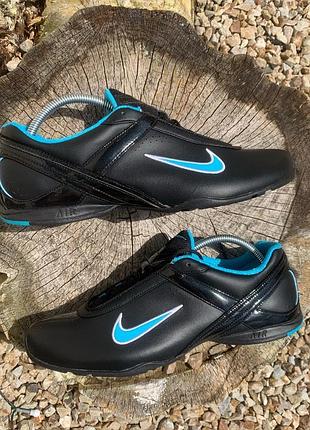 Кросівки nike чорні з бірюзовими елементами