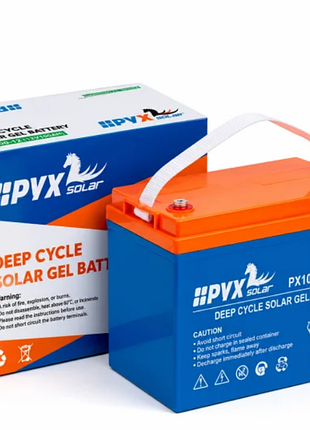 Гелевий акумулятор rx100ар 12 в 100 а·год deep cycle solar gel для дбж та інверторів.