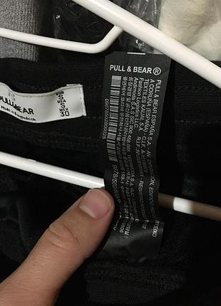Брюки мужские pull&bear черные 3