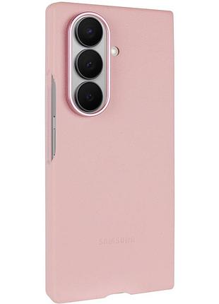 Шкіряний чохол leather case (aaa) для samsung galaxy z fold7 pink