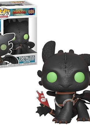 Фигурка funko pop фанко поп how to train your dragon toothless как приручить дракона беззубик 10см httyd 686