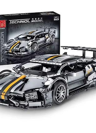 Конструктор спортивная машина “lamborghini murcielago” на 1356 деталей,серая