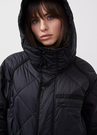 Довге стьобане пальто second female 5