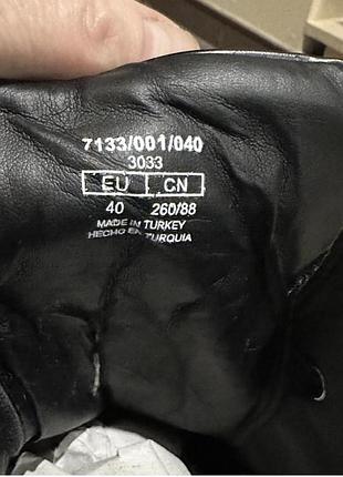Шикарні шкіряні ботильони zara 5