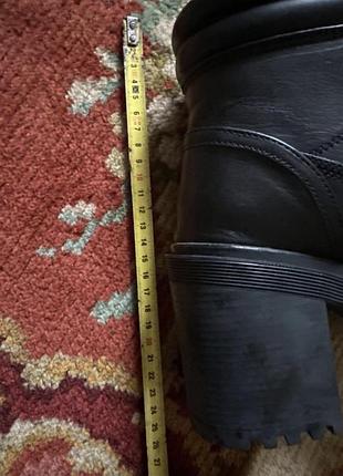 Шикарні шкіряні ботильони zara 6