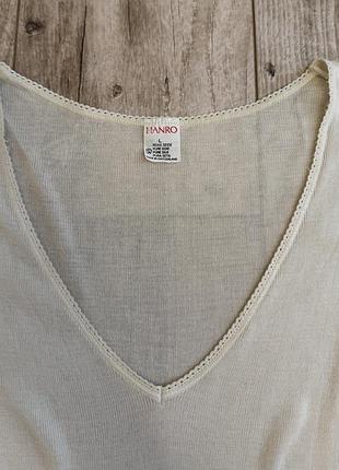 Pure silk лонгслів преміум якості hanro 7