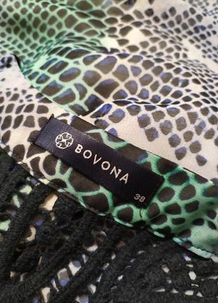 Bovona плаття в підлогу зміїний принт8 фото
