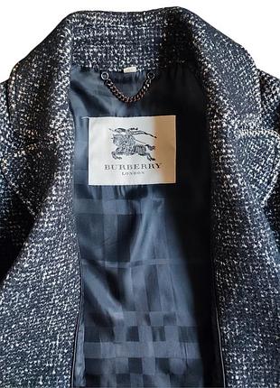 Вінтажне двобортне пальто burberry // burberry prorsum / tweed cocoon coat / wool + cotton / vintage 🍁 розмір xs (наш 38р)