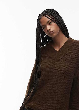 Вʼязаний пуловер светр  esprit# в складі вовна кашемір