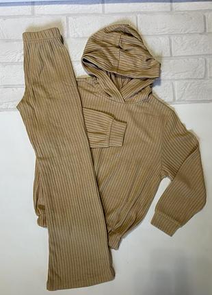 Костюм в рубчик hm