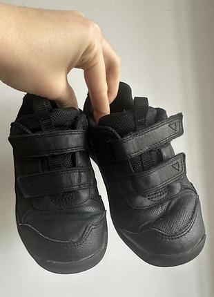 Черевики для хлопчика clarks чорні, розмір 27, довжина устілки 16 см, шкіра