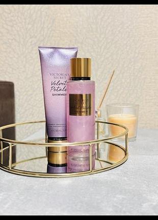 Набір парфумерії victoria's secret velvet petals shimmer та amber romance