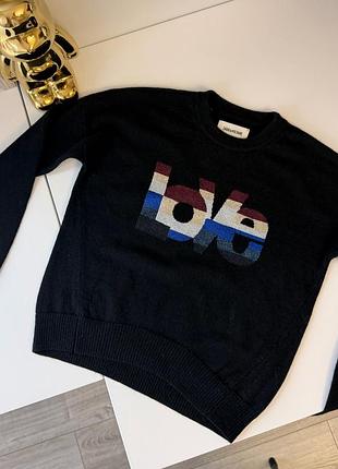 Дитячі светри zadig & voltaire  кашемір шерсть кафемврова кофта