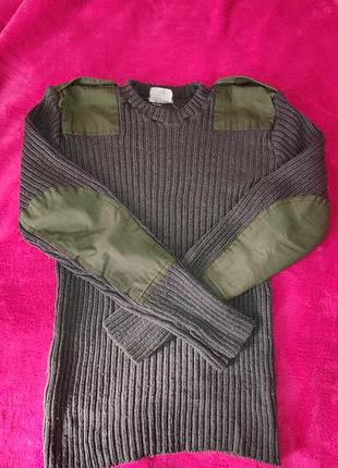 Тактический армейский свитер british commando (woolly pully) / 100% шерсть / масло