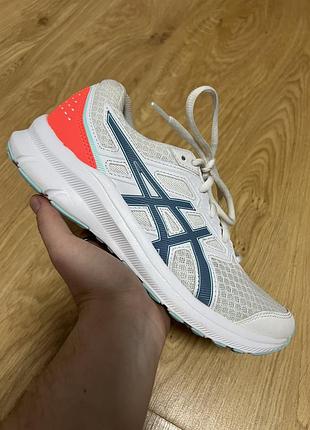 Кросівки asics білі з синім 39.5 розмір