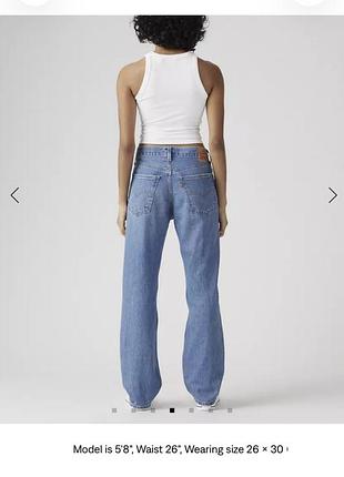 Жіночі прямі блакитні джинси levi’s low pro straight