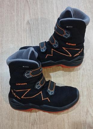 Теплые ботинки lowa gore-tex зимние непромокаемые