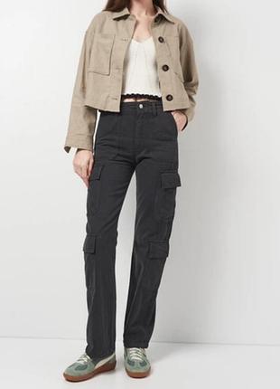 Штани-карго zara, стан нових !