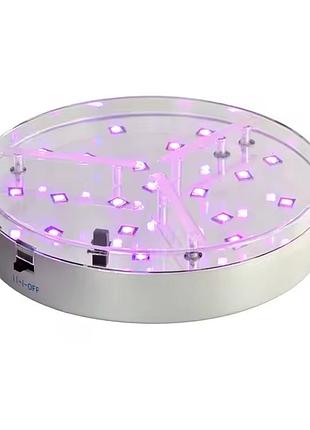 Kitosun 6-дюймовая led подставка под вазу с многоцветной подсветкой rgb, с пультом ДУ, работает от 3 батареек aa