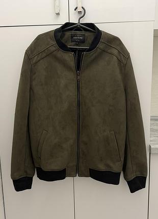 Куртка чоловіча river island бомбер хакі xl