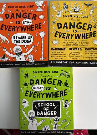 Комплект книг англійською danger is everywhere (3 книги) — david o'doherty