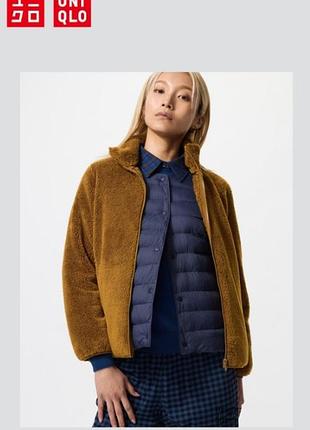 Флисовый кардиган uniqlo