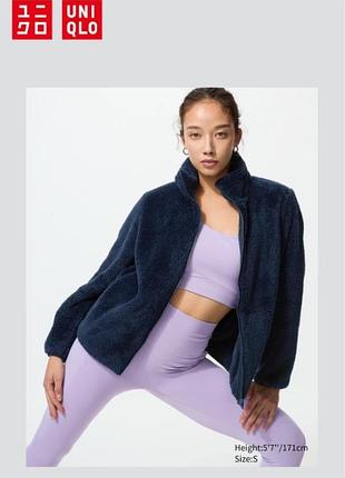 Флисовый кардиган uniqlo
