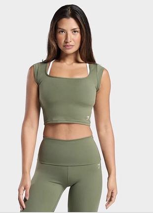 Спортивна майка топ gymshark 8