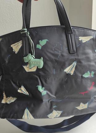 Radley london синя сумка в принт