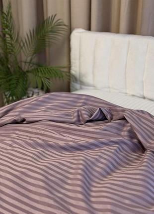 Пододеяльник homey vibe 200х220 страйп-сатин антрацит