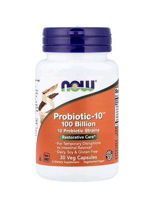 Probiotic-10,  100млрд,  30 капсул