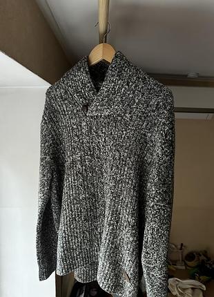 Чоловічий светр сірий xl