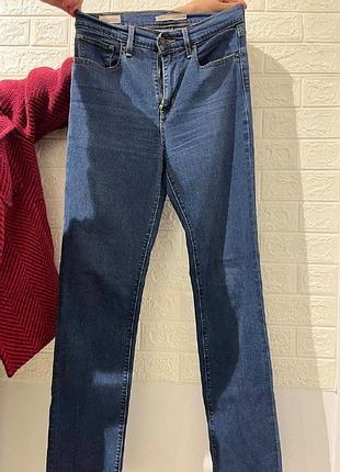 Женские джинсы levi's 724 high rise straight, размер 28