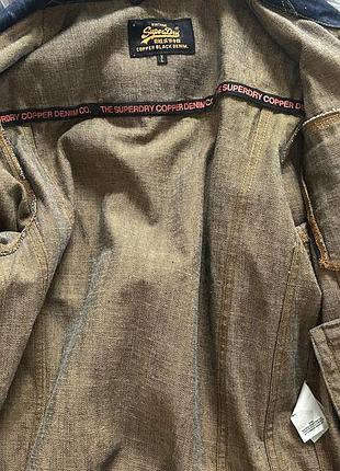 Куртка чоловіча superdry джинсова синя 5
