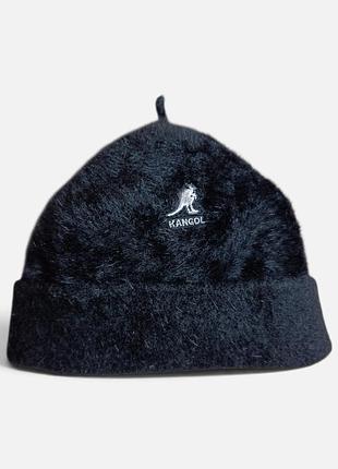 Вінтажна пухнаста шапка-біні kangol furgora skull cap (ангора)