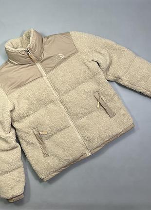 Куртка the north face sherpa nuptse чоловіча tnf шерпа баранчик xl