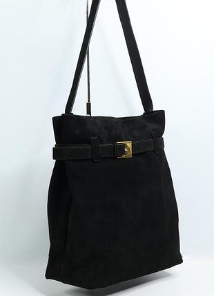 Сумка женская замшевая polina & eiterou m1277 black