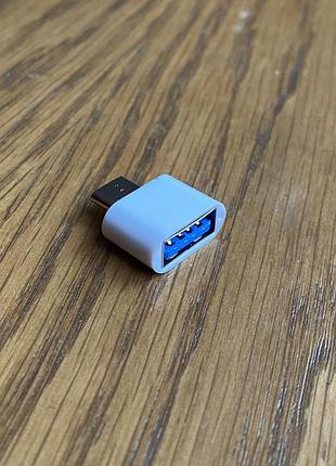 Перехідник адаптер mini type c – usb