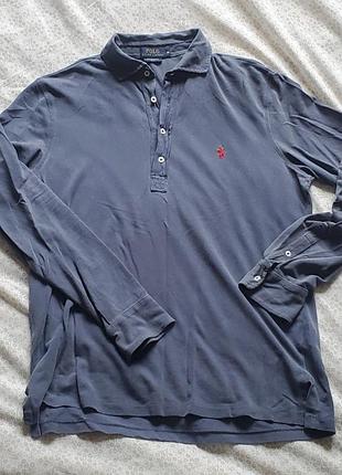 Лонгслів polo ralph lauren синій